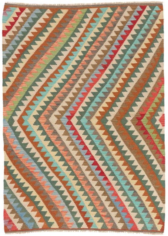 Vloerkleed Plat Geweven Kilim Afghan