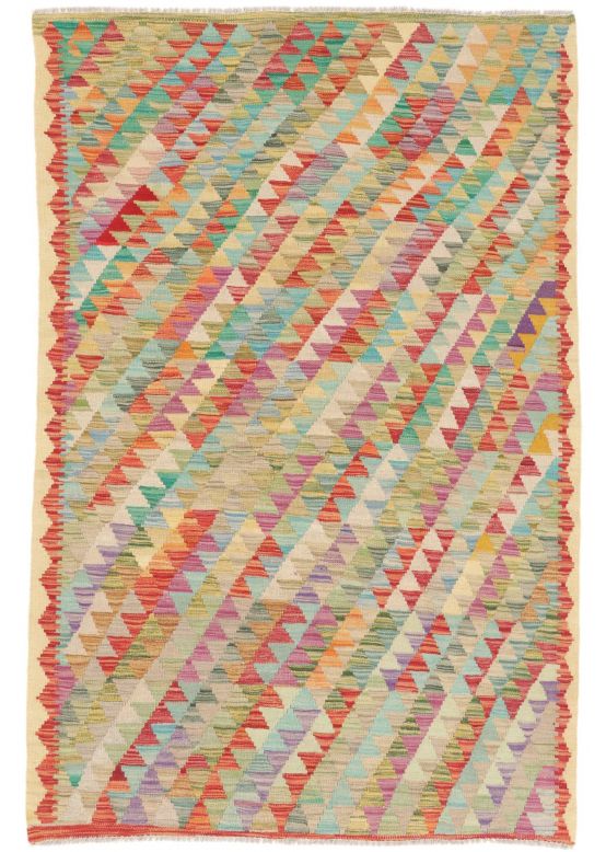 Vloerkleed Plat Geweven Kilim Afghan