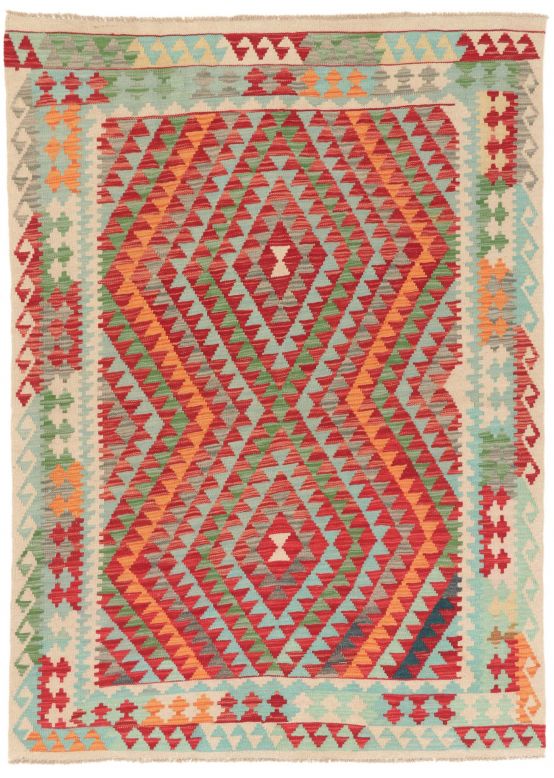 Vloerkleed Plat Geweven Kilim Afghan