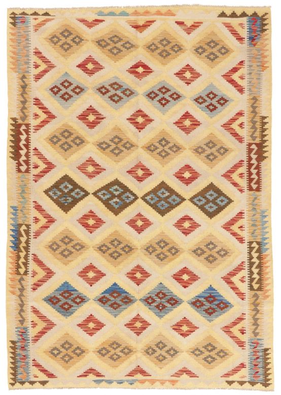 Vloerkleed Plat Geweven Kilim Afghan