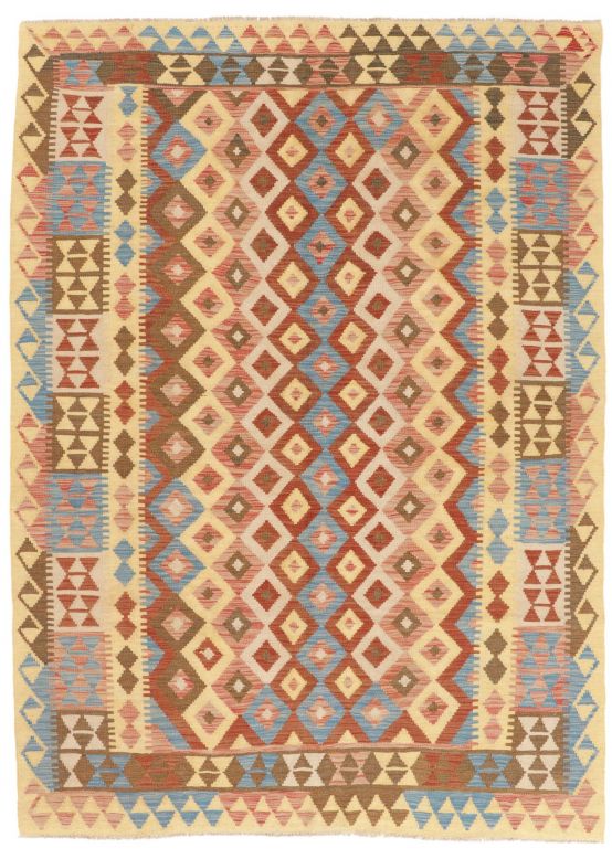 Vloerkleed Plat Geweven Kilim Afghan