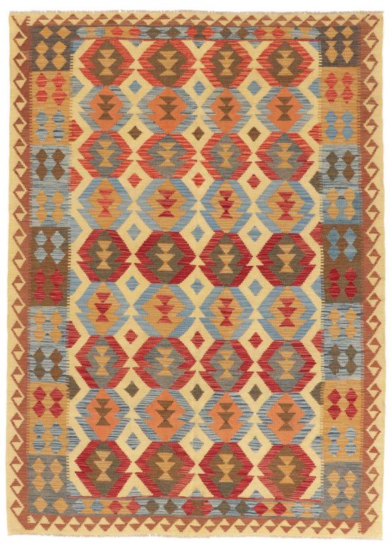 Vloerkleed Plat Geweven Kilim Afghan