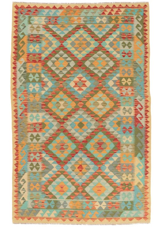 Vloerkleed Plat Geweven Kilim Afghan