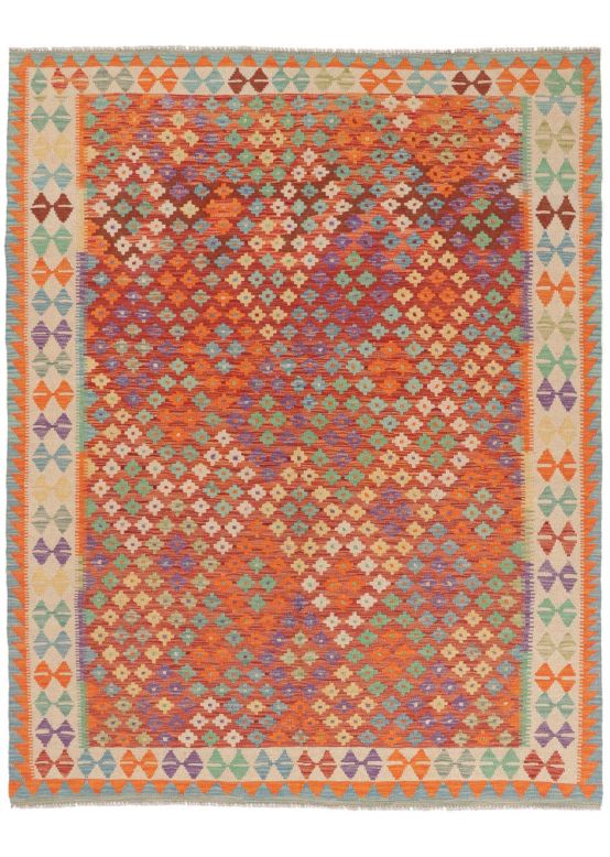 Vloerkleed Plat Geweven Kilim Afghan