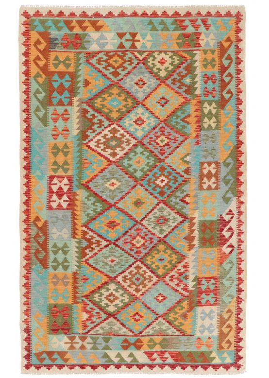 Vloerkleed Plat Geweven Kilim Afghan