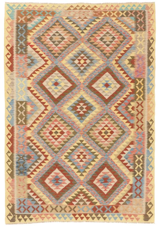 Vloerkleed Plat Geweven Kilim Afghan