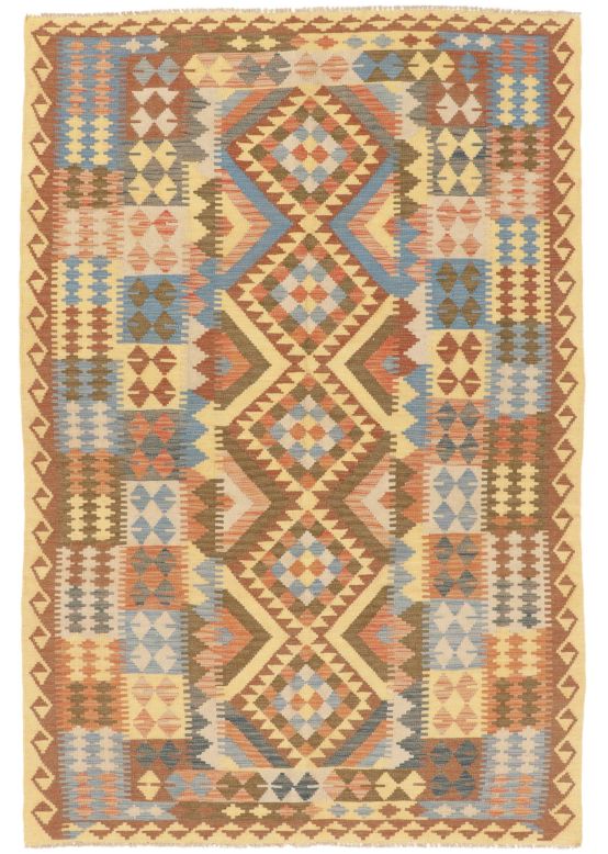 Vloerkleed Plat Geweven Kilim Afghan