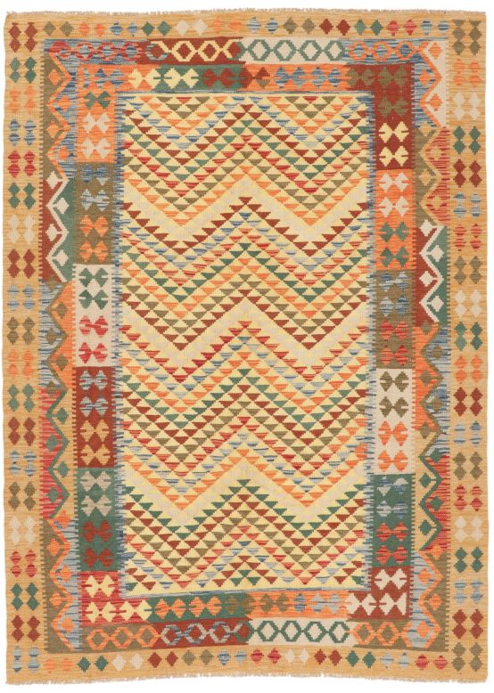 Vloerkleed Plat Geweven Kilim Afghan