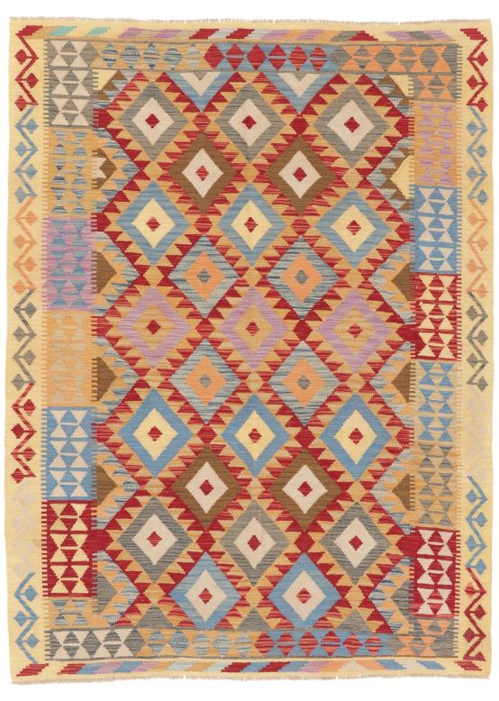 Vloerkleed Plat Geweven Kilim Afghan