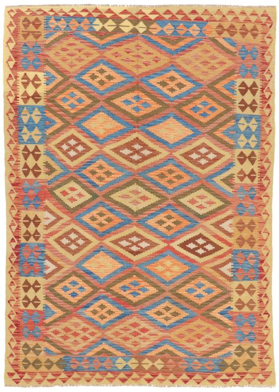 Vloerkleed Plat Geweven Kilim Afghan