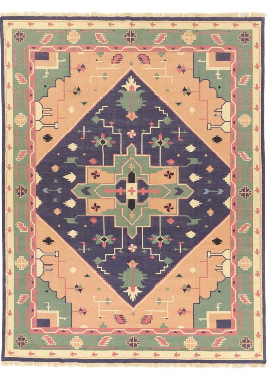 Vloerkleed Plat Geweven Kilim India