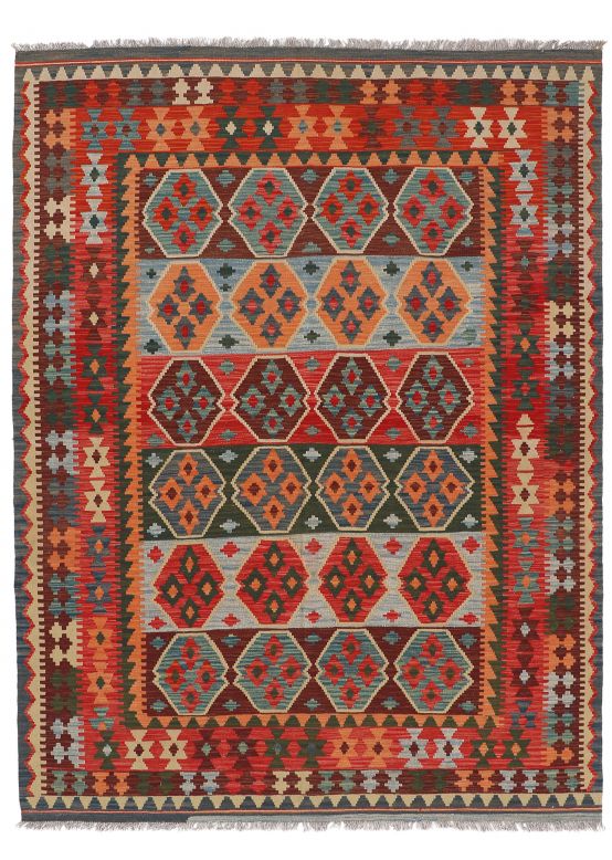 Vloerkleed Plat Geweven Kilim Afghan