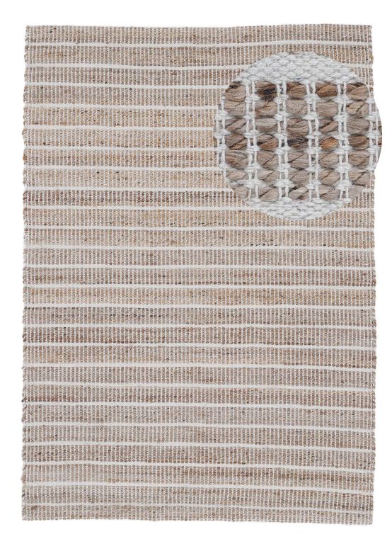 Jute Vloerkleed Lara Wit