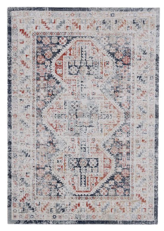 Vloerkleed Plat Geweven Rina Blauw