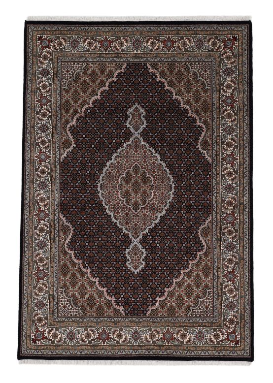 Vloerkleed Tabriz Mahi Zwart