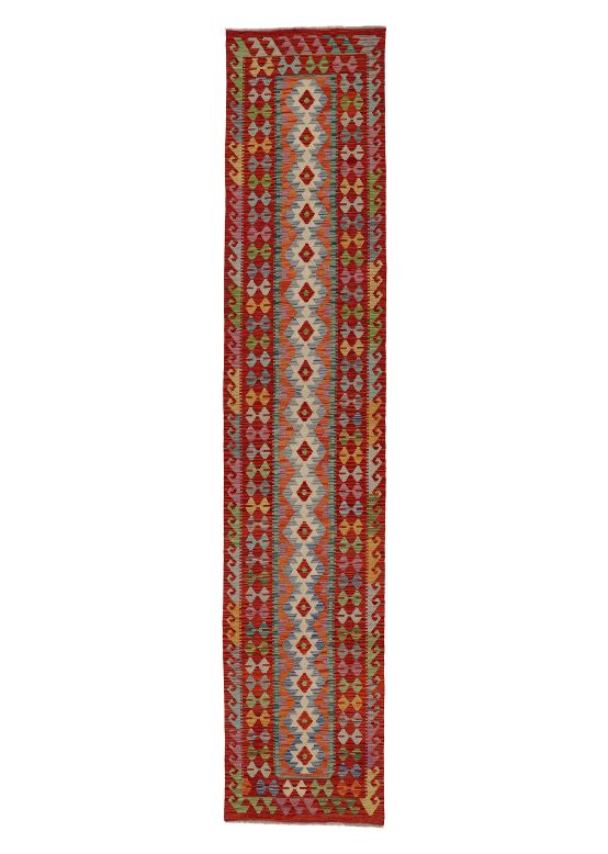 Vloerkleed Plat Geweven Kilim Afghan