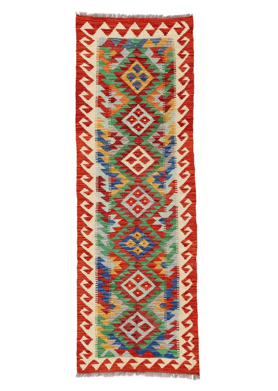 Vloerkleed Plat Geweven Kilim Afghan