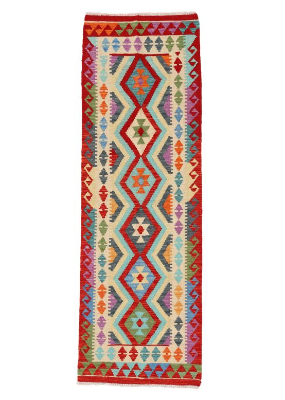 Vloerkleed Plat Geweven Kilim Afghan