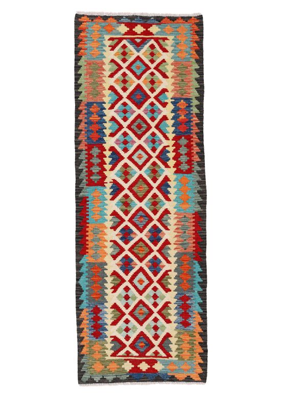 Vloerkleed Plat Geweven Kilim Afghan