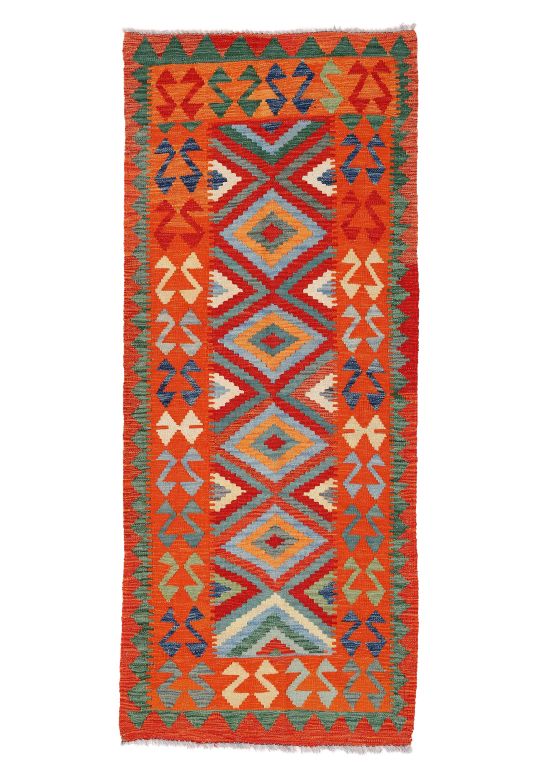 Vloerkleed Plat Geweven Kilim Afghan