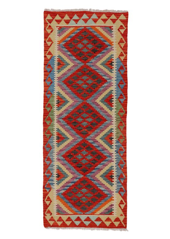 Vloerkleed Plat Geweven Kilim Afghan