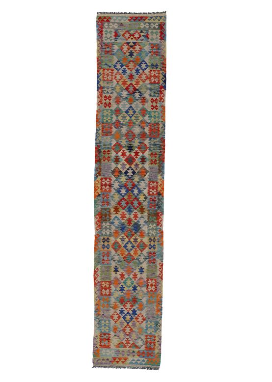 Vloerkleed Plat Geweven Kilim Afghan