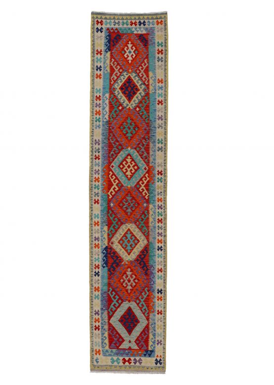 Vloerkleed Plat Geweven Kilim Afghan