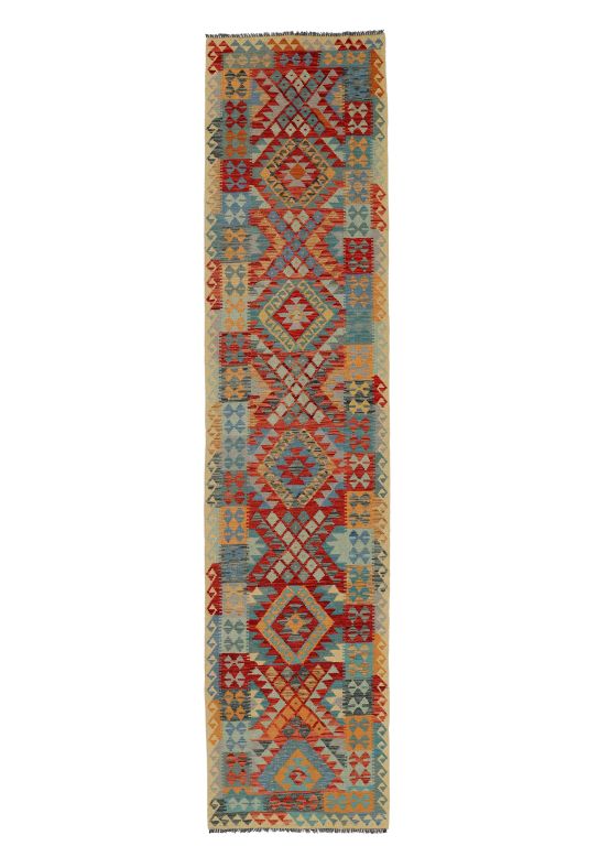 Vloerkleed Plat Geweven Kilim Afghan