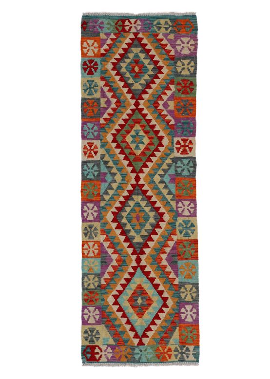 Vloerkleed Plat Geweven Kilim Afghan