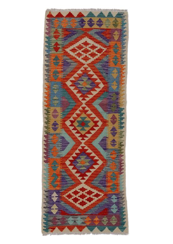 Vloerkleed Plat Geweven Kilim Afghan