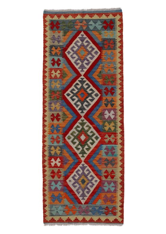 Vloerkleed Plat Geweven Kilim Afghan