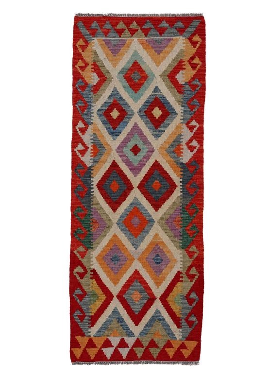 Vloerkleed Plat Geweven Kilim Afghan