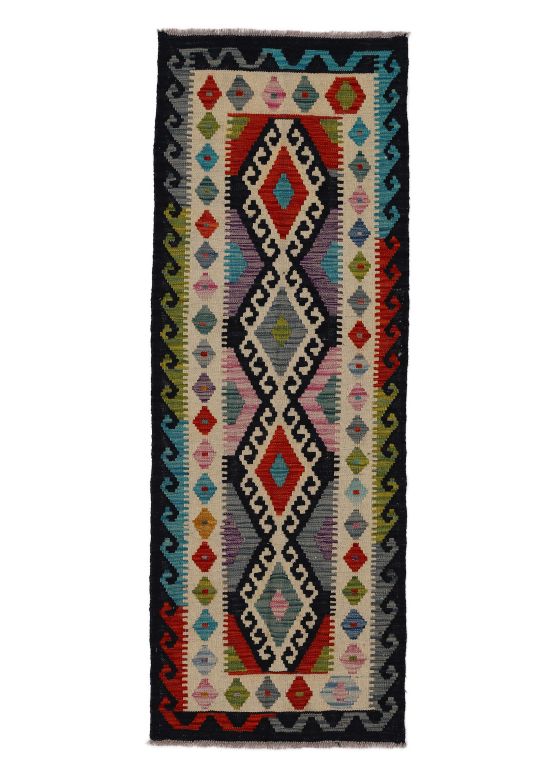 Vloerkleed Plat Geweven Kilim Afghan