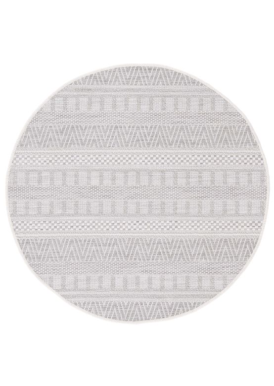 In- & Outdoor Vloerkleed Boho rond Beige