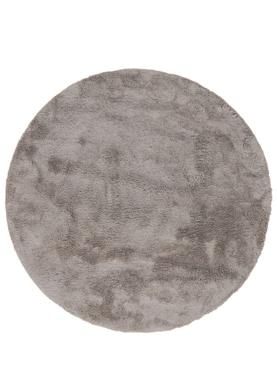 Hoogpolig Vloerkleed Breeze rond Beige