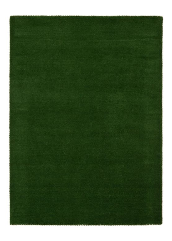 Wollen Vloerkleed Gabbeh Uni Groen